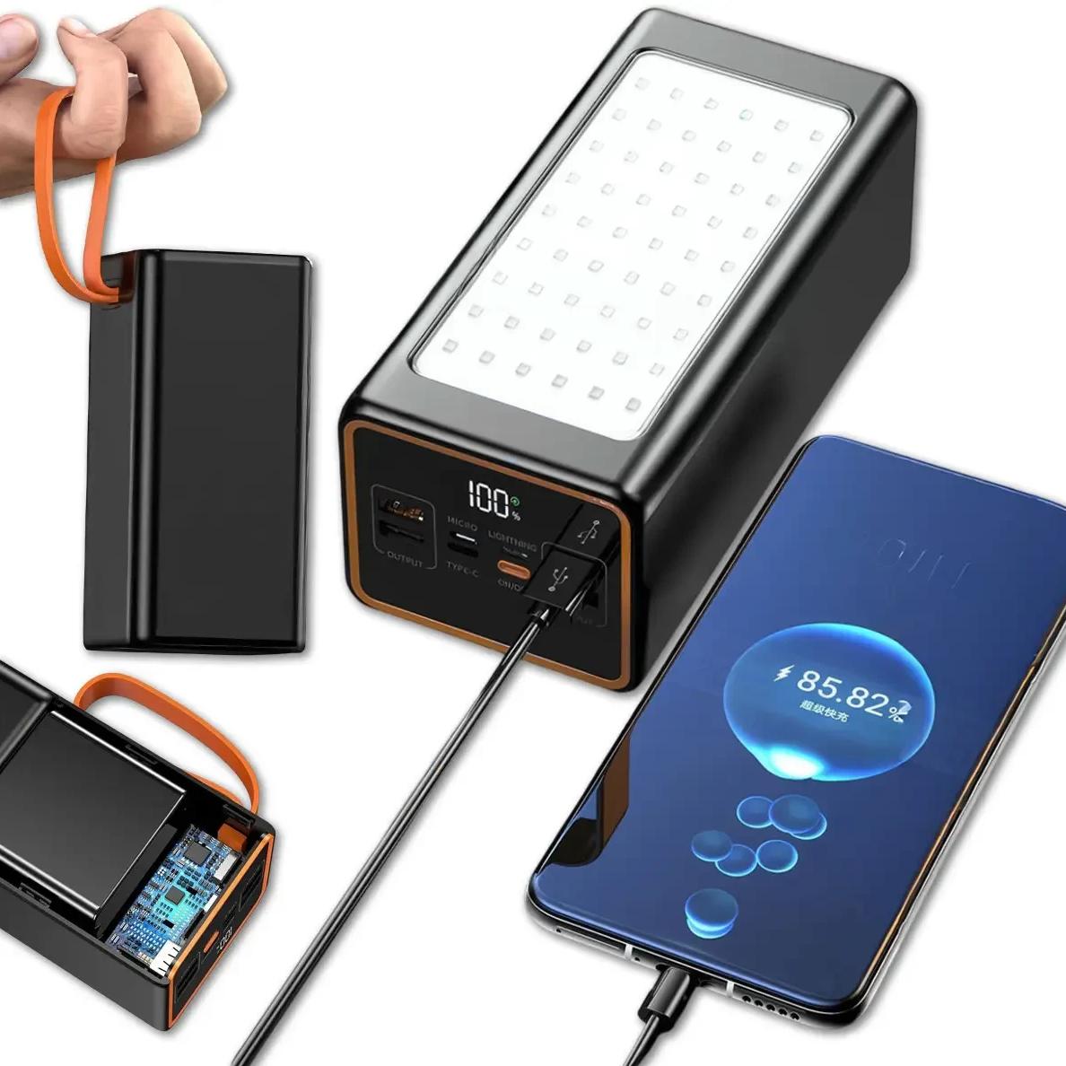 Power Bank 70000 mAh XP-51 із LED-лампою